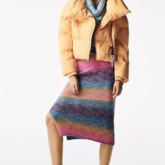 NWT Anthropologie Lucky Monday Sunset Midi Sweater Skirt 8 - Picture 5 of 6